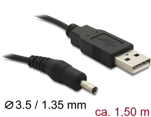Delock Cable USB Power DC 3.5 1.5 m
