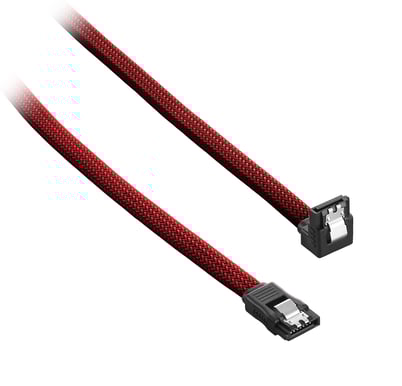 CableMod ModMesh SATA 60cm Vinklad - Blodröd