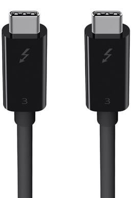 Belkin Thunderbolt 3 USB-C till USB-C 100W 2m Svart