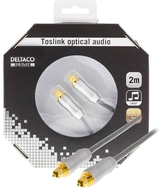 DELTACO Audio-kabel Toslink 2m