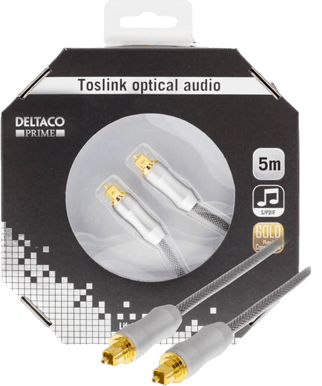 DELTACO Audio-kabel Toslink 5m
