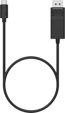 DELTACO USB-C till DisplayPort Svart 1.8 m