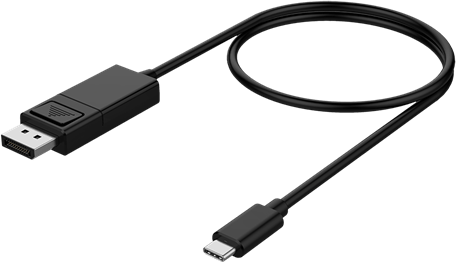 DELTACO USB-C till DisplayPort Svart 1.8 m