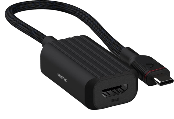 Unisynk USB-C to HDMI 4K Adapter Svart