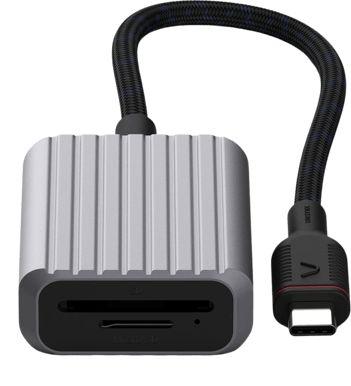 Unisynk USB-C to Card Adapter Grå