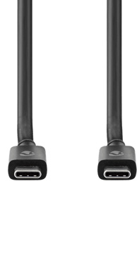 Nedis USB4 C-C Kabel 40 Gbps 240W 1m Svart