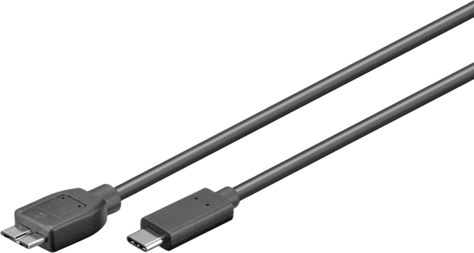 MicroConnect USB-C till Micro-B 0.6m