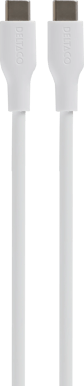 DELTACO USB-C till USB-C 60W 1.5 m Vit