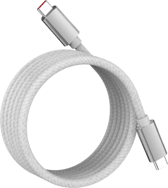 XtremeMac USB-C kabel Magnetiskkabel 2m Vit