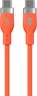 HyperJuice 60W Silicone USB-C to USB-C 1.5m Orange