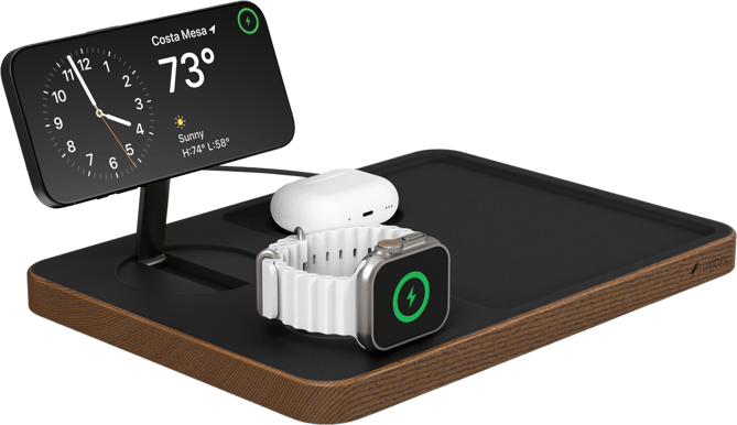 Nimble Wireless Valet Tray 3-in-1, Black