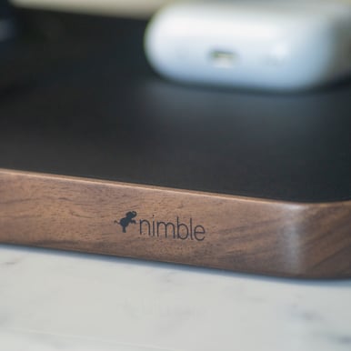 Nimble Wireless Valet Tray 3-in-1, Black