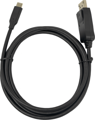 DELTACO USB-C till Displayport 8k, dubbelriktad 1m