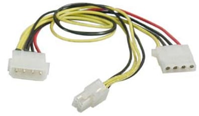 Adapter 4 pins 12V till ATX 12V