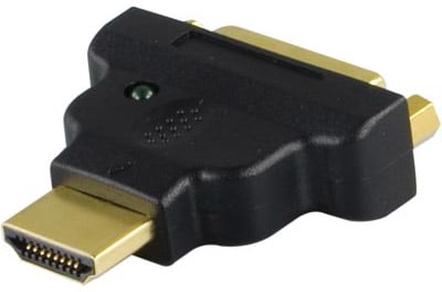Adapter HDMI 19-pin hane till DVI-D hona