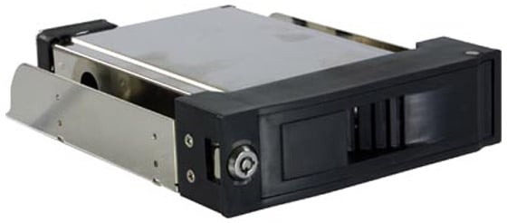 Flyttbar Hårddiskhållare 3.5" S-ATA-300 Svart