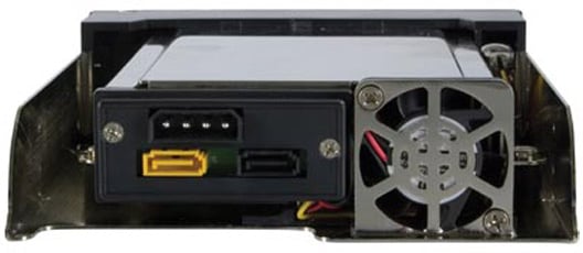 Flyttbar Hårddiskhållare 3.5" S-ATA-300 Svart