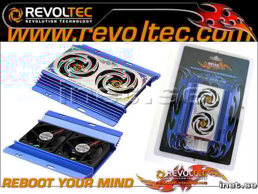 Revoltec HDD-Cooler HD freezer, Blå