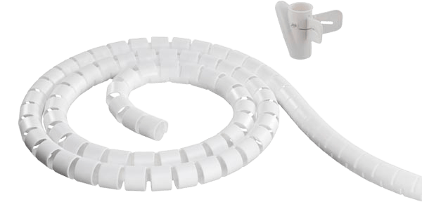 DELTACO Kabelkanal Vit 5 m