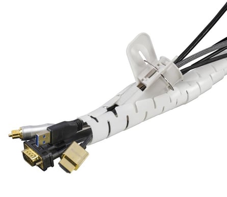 DELTACO Kabelkanal Vit 15 m