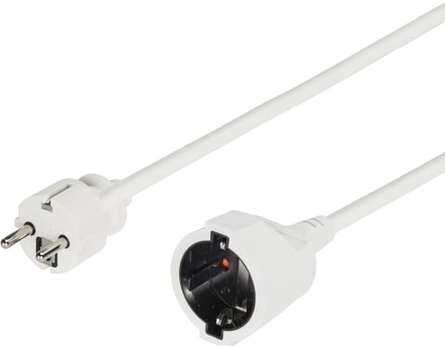 DELTACO Förlängningskabel Rak CEE 7/7 till CEE 7/4 5 m