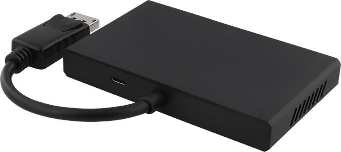 DELTACO DisplayPort splitter 1 till 4
