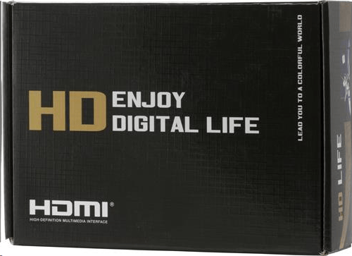 HDMI-switch, 4 in till 1 ut, Toslink