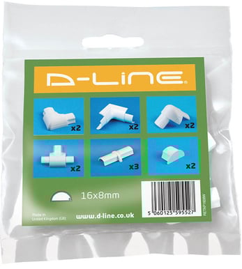 D-Line Adapterkit 16x8mm Vit