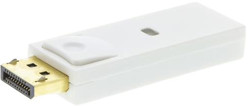 DELTACO Adapter DisplayPort ha till HDMI ho Vit