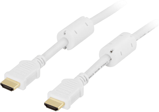 DELTACO HDMI-kabel 1.4 ha-ha Vit 10m