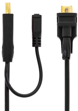 Adapter HDMI ha till VGA ha Svart 1m