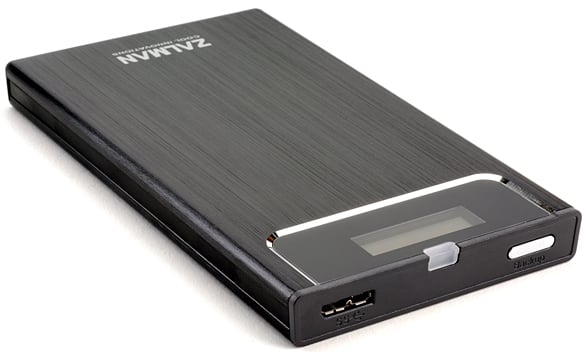 Externt kabinett för 2,5" SATA, ZALMAN ZM-VE300 USB3.0, Svart