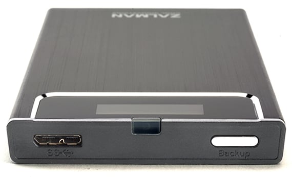 Externt kabinett för 2,5" SATA, ZALMAN ZM-VE300 USB3.0, Svart