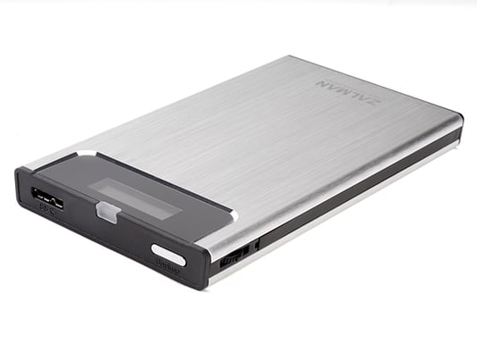 Kabinett för 2,5" Zalman ZM-VE300, Silver