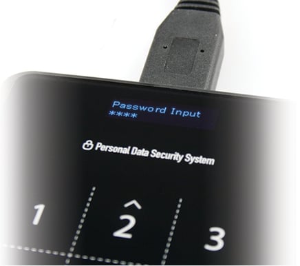 Kabinett för 2.5" XTRFY XS-1 256-bit Kryptering