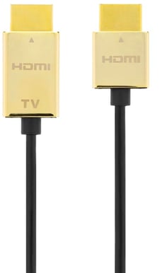 DELTACO HDMI-kabel 1.4 ha-ha Tunn Svart 5m