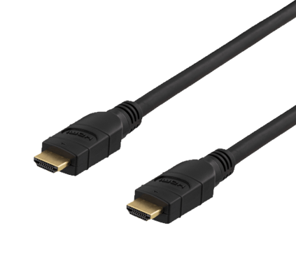 DELTACO HDMI-kabel 2.0 ha-ha Aktiv Svart 10 m