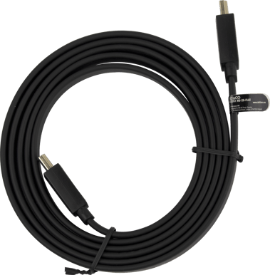DELTACO Platt HDMI-kabel 2.1 ha-ha, Svart 2 m