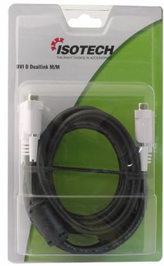 DVI-kabel ha-ha Svart 10m