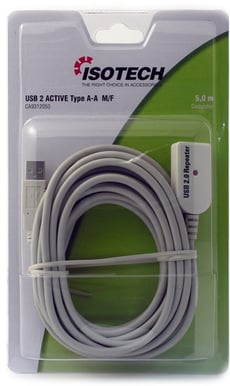 USB-förlängningskabel A-A ha-ho 5m Aktiv