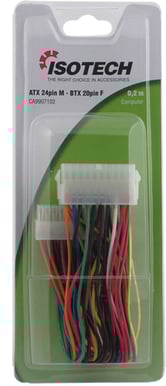 Strömadapter ATX 24pin ha- 20pin ho 20cm