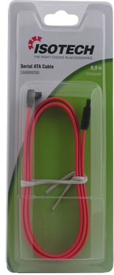 Serial-ATA hårddiskkabel 90cm vinklad