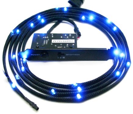 NZXT Sleeved LED Kit 1m Blå