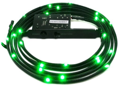 NZXT Sleeved LED Kit 1m Grön