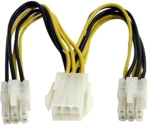 PCI-E Power Splitter 6-pin till 2x 6-pin 15cm