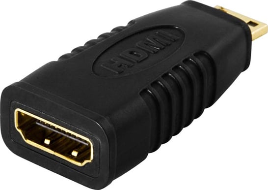 Adapter HDMI ho till mini HDMI ha Svart