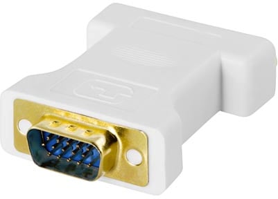 Adapter DVI ho till VGA ha Vit