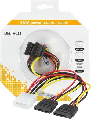 Strömadapter Molex ha-2x SATA ho