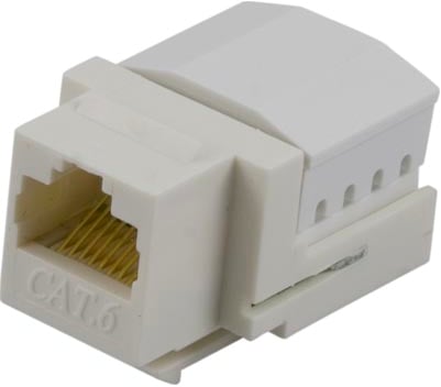 TP-kontakt Cat6 Keystone Vit