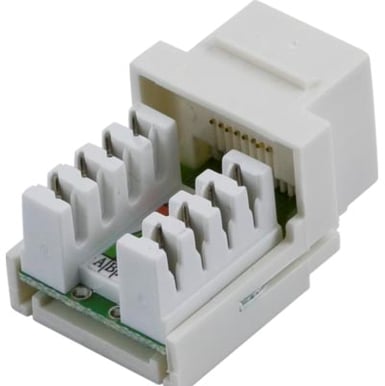 TP-kontakt Cat6 Keystone Vit